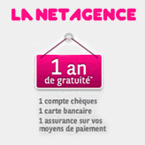 LA NET AGENCE : Le compte courant gratuit et la carte bancaire gratuite pendant 1 an