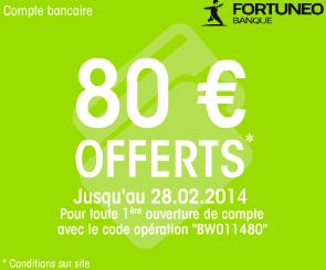 Fortuneo offre compte courant