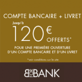BforBank : Compte bancaire + livret : Jusqu’à 120€ offerts !