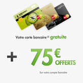 FORTUNEO : La carte bancaire MasterCard gratuite et 75 euros offerts