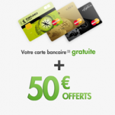 FORTUNEO : 50 euros offerts et la carte bancaire MasterCard gratuite