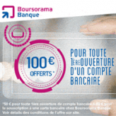 Boursorama : Prime jusqu’à 100€ offerts pour l’ouverture d’un compte bancaire individuel ou joint