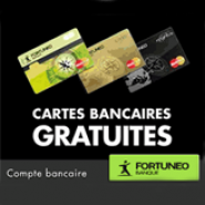 Frais minis + la carte bancaire gratuite + services innovants = FORTUNEO