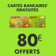 Fortuneo : 80€ + la carte bancaire gratuite !