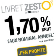 Livret Zesto : le livret épargne à 1,70% !
